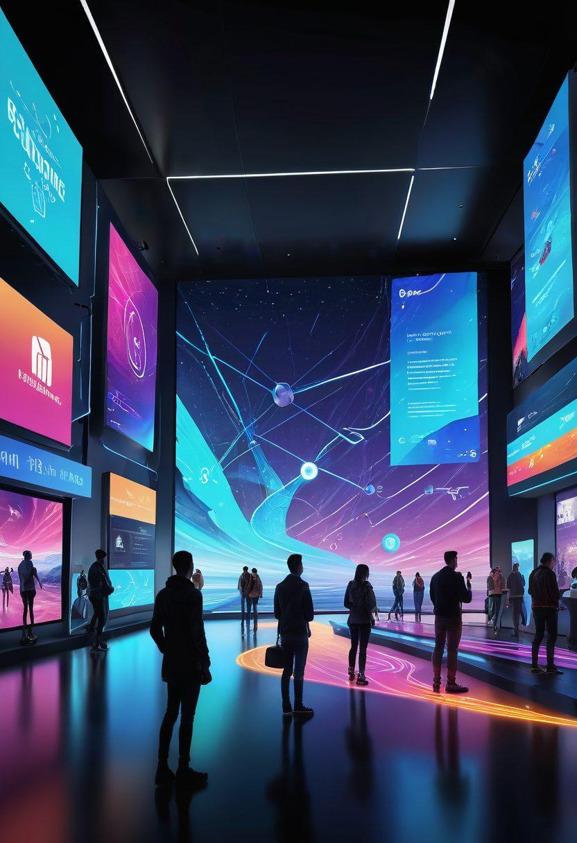 A futuristic digital landscape showcasing diverse individuals seamlessly signing up for digital memberships on various devices. Visually represent quick solutions such as instant notifications or simple clicks. Integrate vibrant colors and glowing interfaces to convey speed and efficiency. Add a stylized navigation compass symbolizing guidance in the digital world. futuristic style. vibrant colors. 3D.